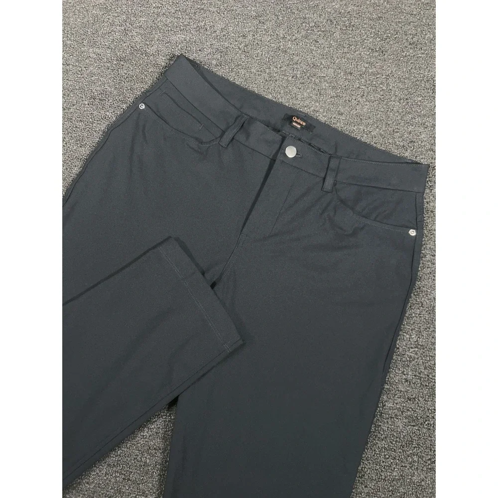 Quince Pants Men's 32x30 Everyday 5 Pocket Tech Pant Black Classic Performance